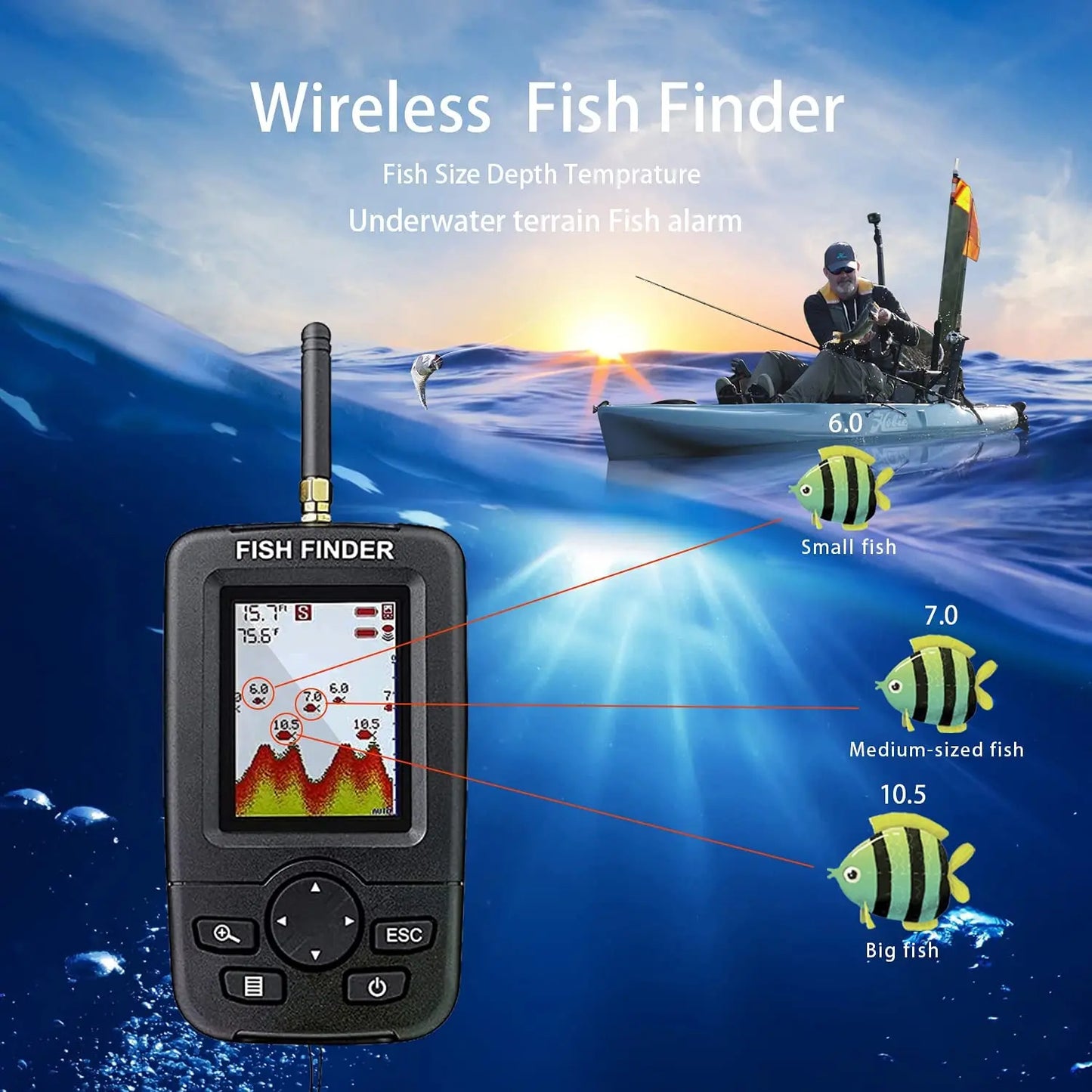 SmartSonar Portable Fish Finder