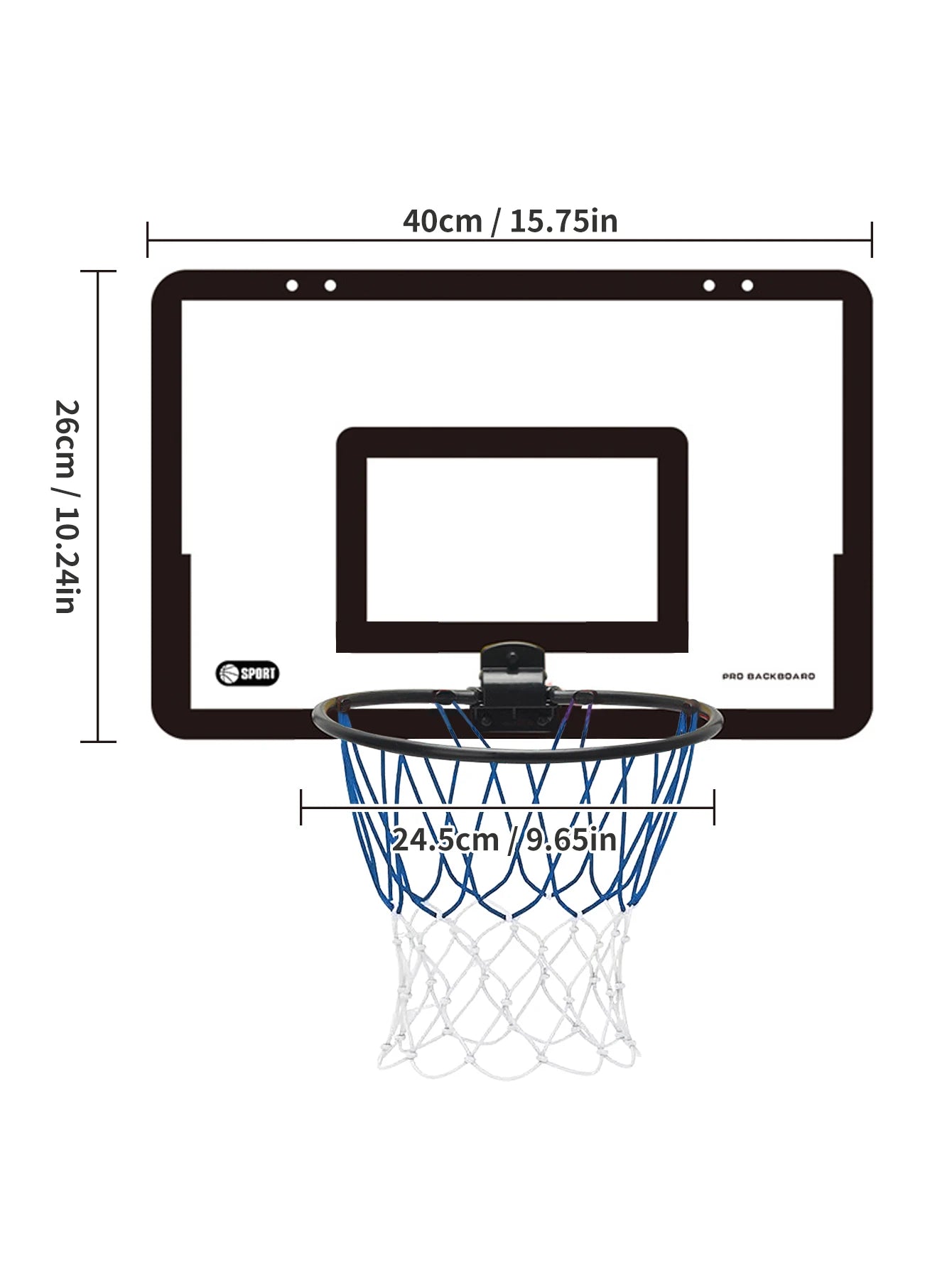 Kids Indoor Basketball Hoop Set