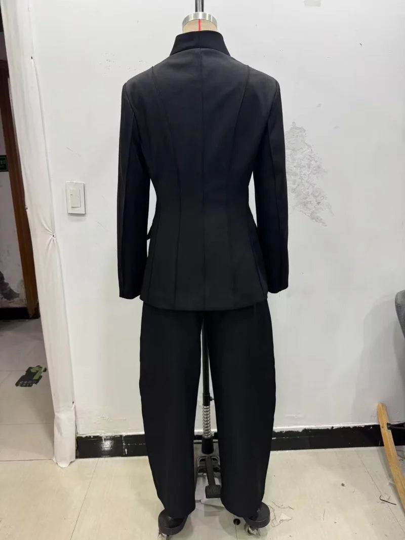 SleekFit Women’s Two-Piece Suit Set