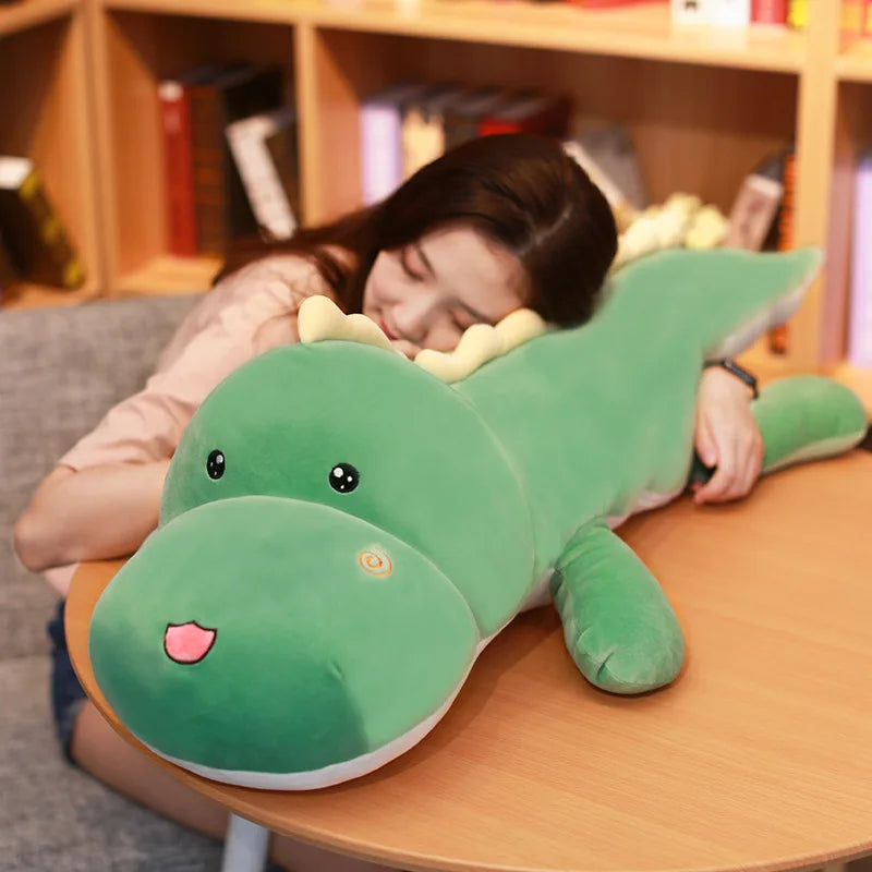 SnuggleDino Giant Plush Pillow
