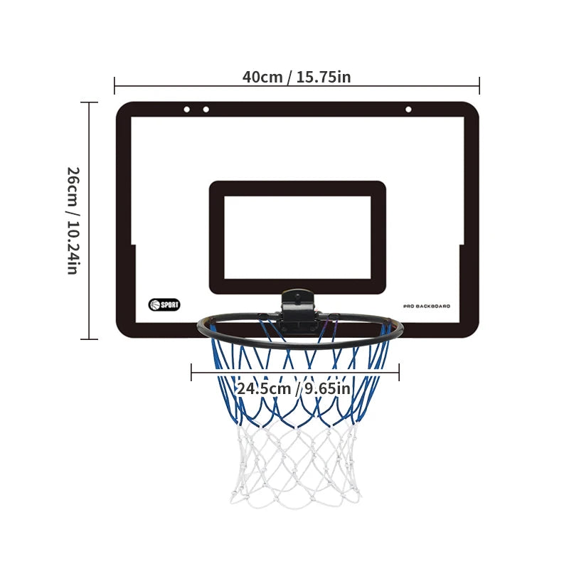 Kids Indoor Basketball Hoop Set