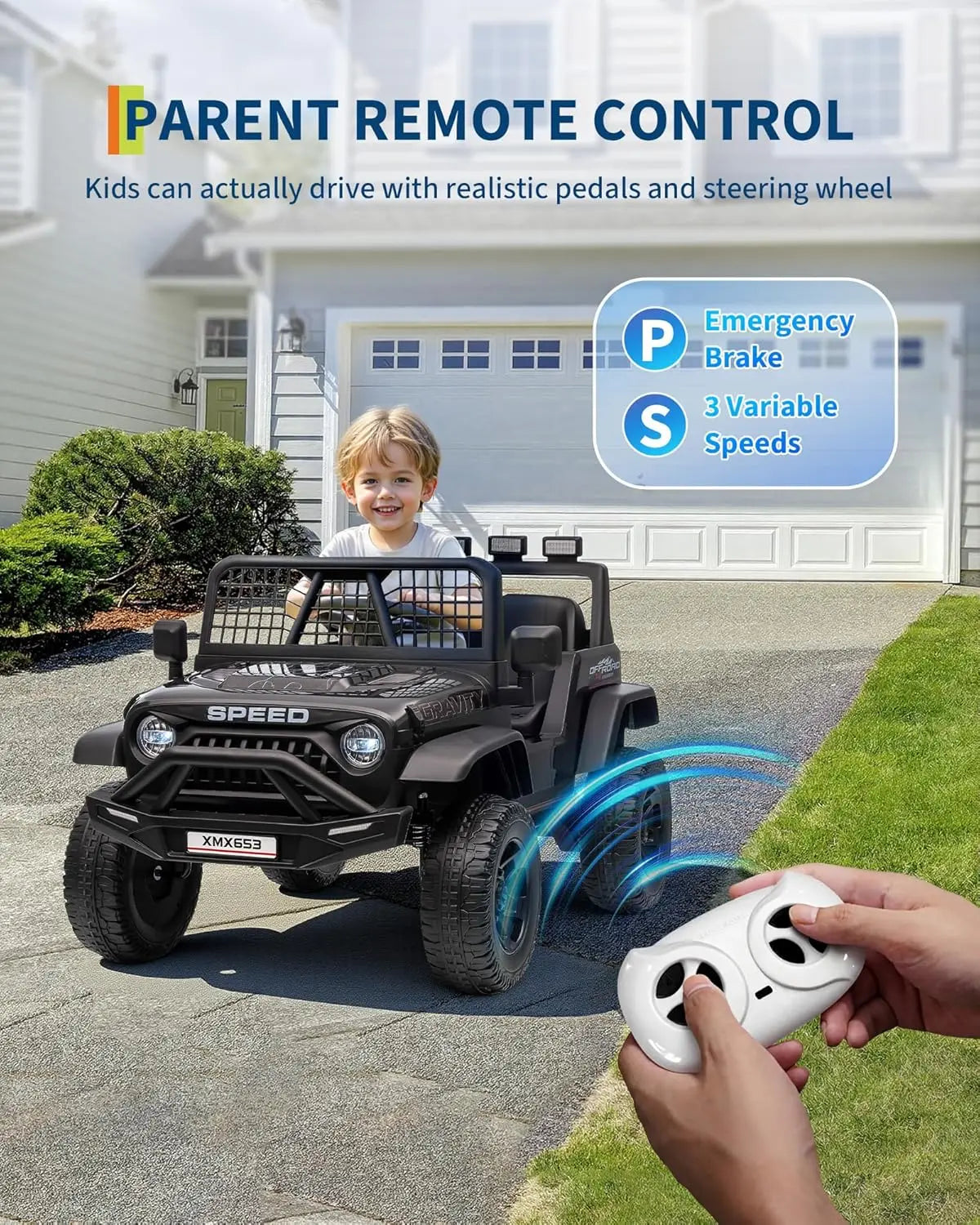 TurboRide Electric Ride-On Truck