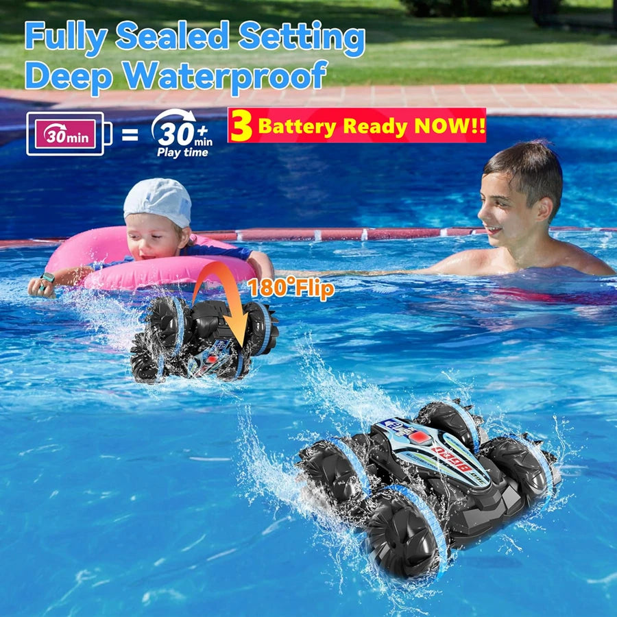 AquaFlip 4WD RC Stunt Car