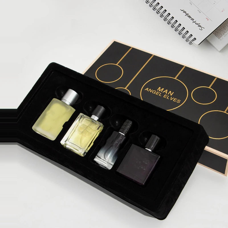 Midnight Aura Men’s Cologne Set – 4 Piece Fresh Citrus Fragrance