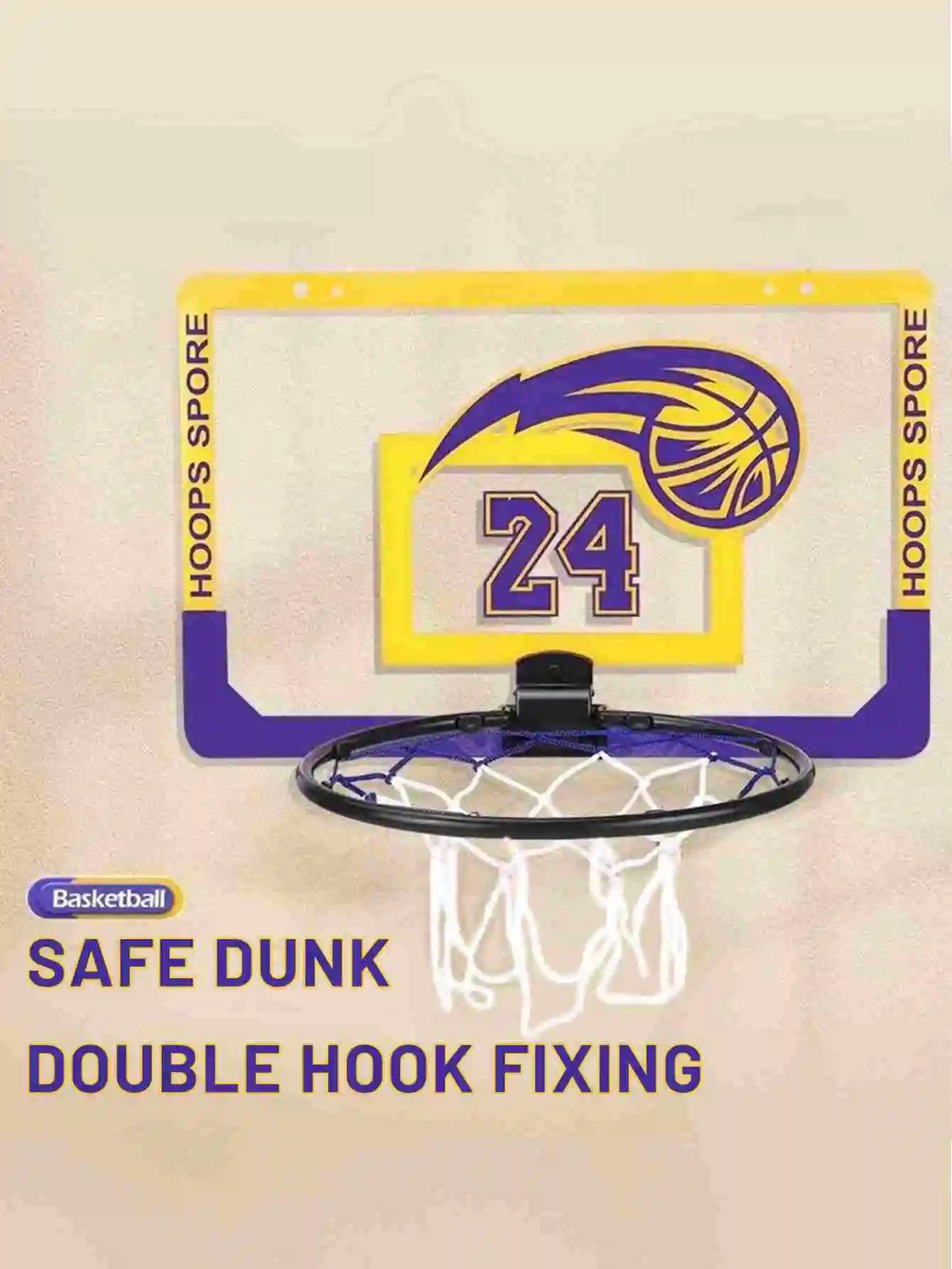 Kids Indoor Basketball Hoop Set
