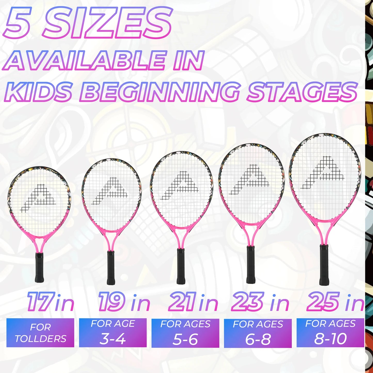StarterPro Kids Tennis Racket Set