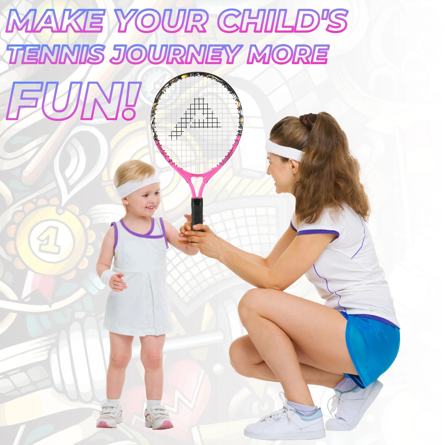 StarterPro Kids Tennis Racket Set