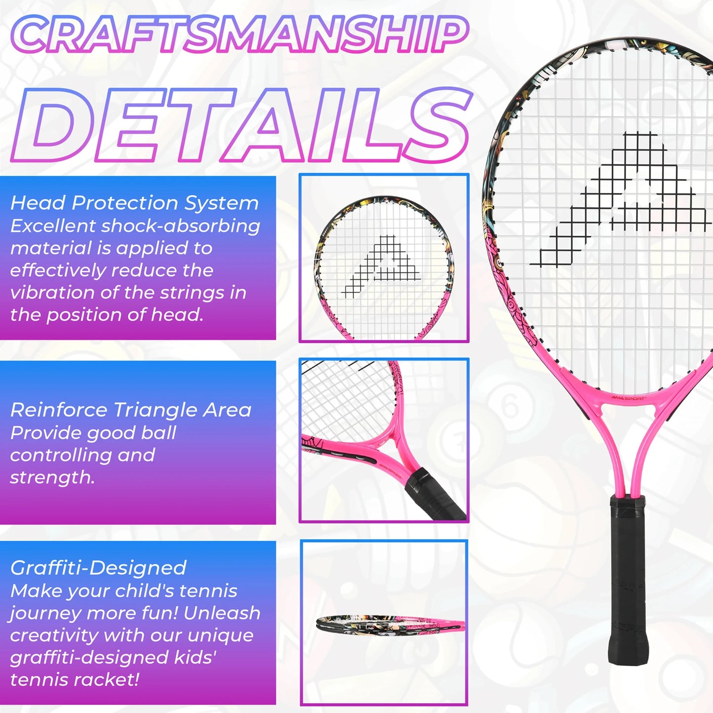 StarterPro Kids Tennis Racket Set
