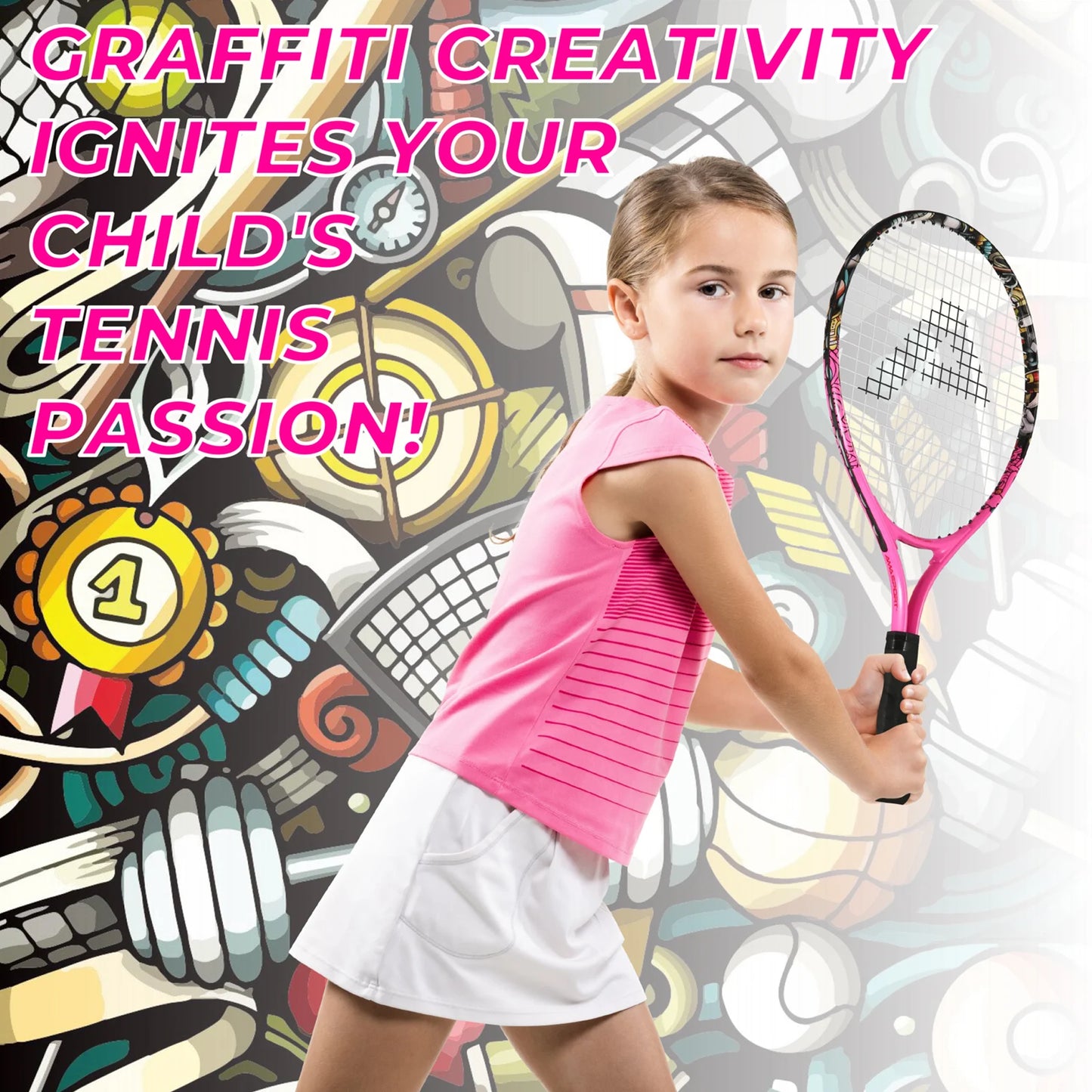 StarterPro Kids Tennis Racket Set