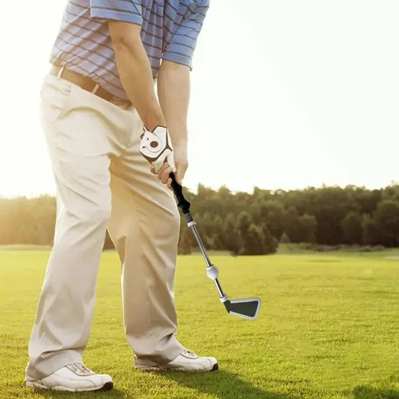 SwingMaster Retractable Golf Trainer